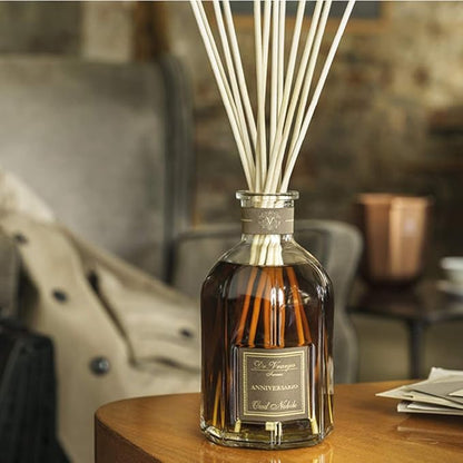 Dr. Vranjes - Oud Nobile 500 ml Diffuser + Double Pack of White Sticks (3 Pieces Bundle)- Luxury Home Fragrance, Made in Italy, Main Scent: Oriental, Olfactory Pyramid: Bergamot, Oud, Myrrh