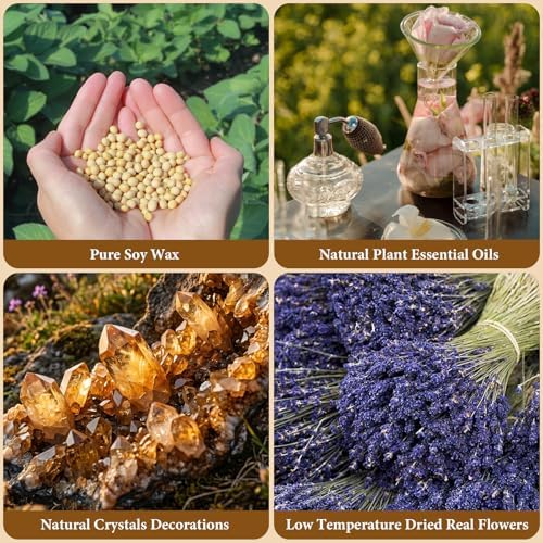 SACATR 5LB Soy Wax Candle Making Kit,Natural 100% Soy Wax for Candle Making - Image 5