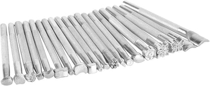Leather Working Tools Set, 28PCS DIY Stamping and Carving Kit for Handmade Leather Craft - Durable Materials, Easy to Use for Beginners and Professionals