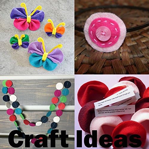 Playfully Ever After Black Craft Felt Circles (5 Inch - 18pc) - Image 5