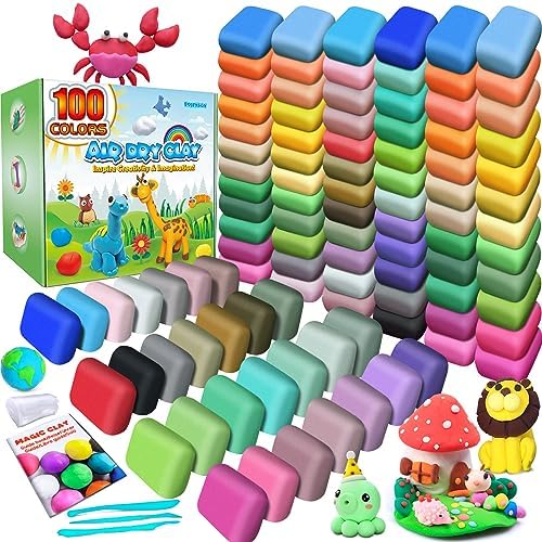 ESSENSON Air Dry Clay, 100 Colors by ESSENSON