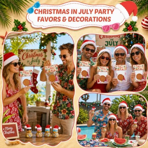 ForraFun 416 Pcs/24 Sets Summer Christmas Craft Kits DIY DIY Snowman Clay - Image 6
