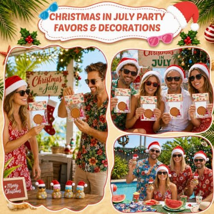 ForraFun 416 Pcs/24 Sets Summer Christmas Craft Kits DIY DIY Snowman Clay - Image 6