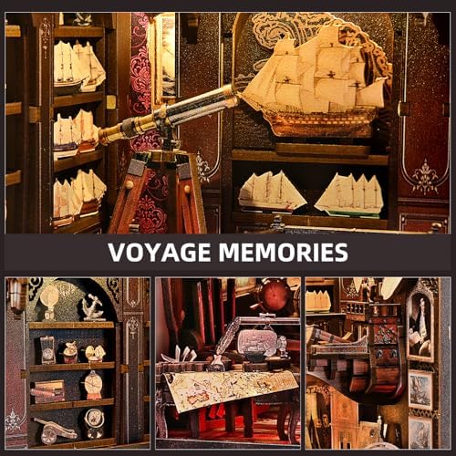 Book Nook Kit DIY Miniature House Dollhouse 3D Puzzle - Image 3