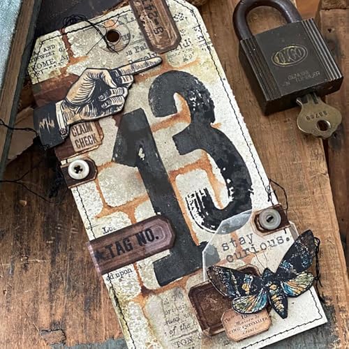 BAOFALI Numbers Dies for Card Making,Number Die Cuts Cutting Dies Metal Die Cuts for DIY Scrapbook Album Paper Card Craft Decoration 7.8X6.5 inch（197mm X 165mm） - Image 4