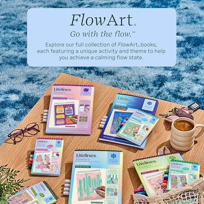 Lifelines FlowArt Mini Activity Pad, 3-Pack - Dot-by-Letter Coloring Books - Image 7