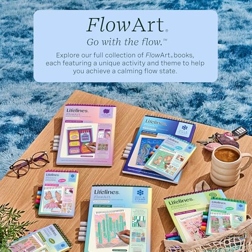 Lifelines FlowArt Mini Activity Pad, 3-Pack - Dot-by-Letter Coloring Books - Image 7