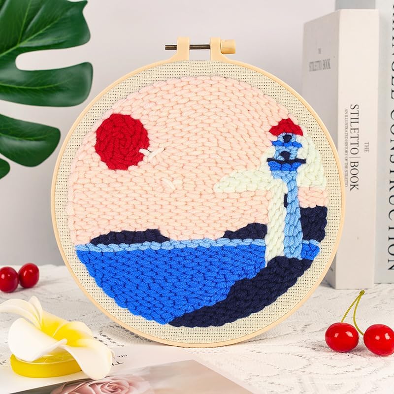 Lighthouse Punch Needle Kit for Beginners - Image 2