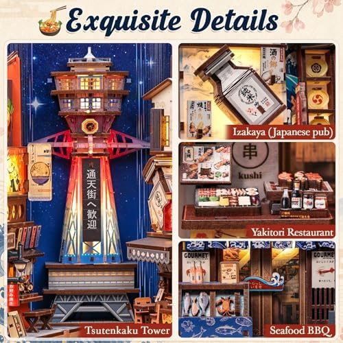 CUTEBEE Book Nook Kit - Dollhouse Booknook DIY Miniature House for Adults - Image 5