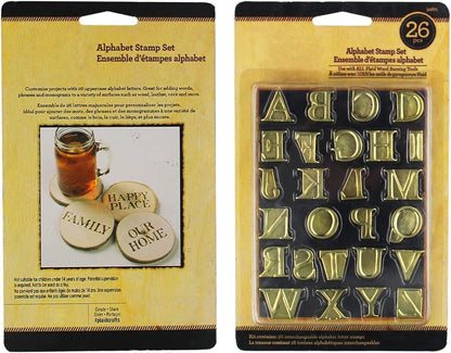 26 Pack Wood Burning Alphabet Set - 26 Large Letters Wood Burning Tool - DIY Set for Wood or Other Surfaces, Size M4 - Image 3