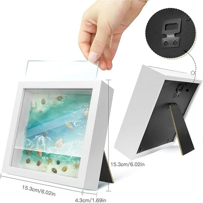 iLAND Crafts For Adults Women Teen Girls Ocean Beach UV Resin Kit for beginners Arts and Crafts for adults Resin Art Project DIY Sea Crafting Making Set Unique Artist Woman Gifts on Christmas Romantic