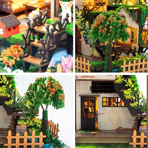 DIY Miniature House Kit, Dollhouse Kit to Build for Adults, Forest Treehouse - Image 3