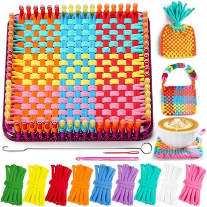CCTVRTV Weaving Loom Kit Toys for Kids and Adults, DIY Arts and Crafts by CCTVRTV