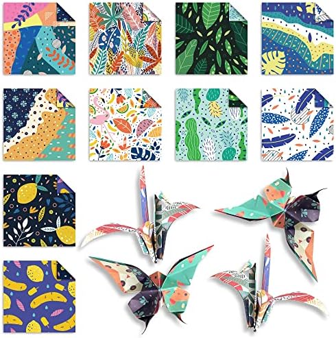 Origami Paper 6x6" Double Sided 50 Sheets 10 Colors Origami Kit,Craft Paper - Image 2