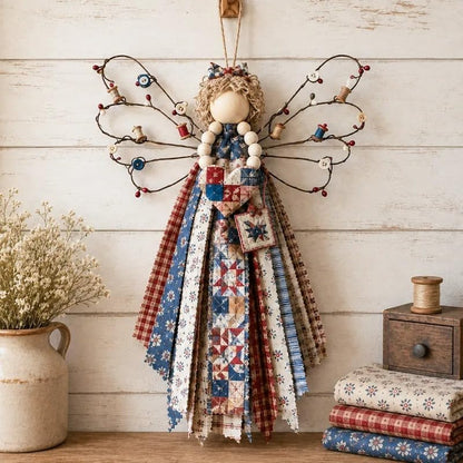 Macrame Wall Weaving Craft,Angel Fabric Hanging DIY Kit by Unknown