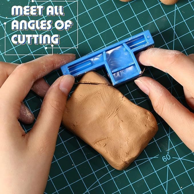 Clay Cutting Tools - Multi-Angle 30°/45°/60° Wire Clay Cutters for Ceramic Trimming, 2pcs,Includes Large and Small Sizes. - Image 4