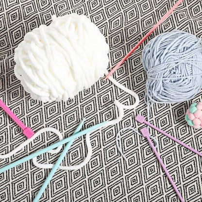 14 PCS Knitting Needles, 4 Mm-10 Mm Colorful Single Point Knitting Needle, Plastic Knitting Needles Set for Beginners Making Sweater, Scarf - Image 7