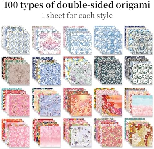 6x6" Origami Paper,100Sheets Double Sided Colored Paper,Square Craft Paper - Image 3