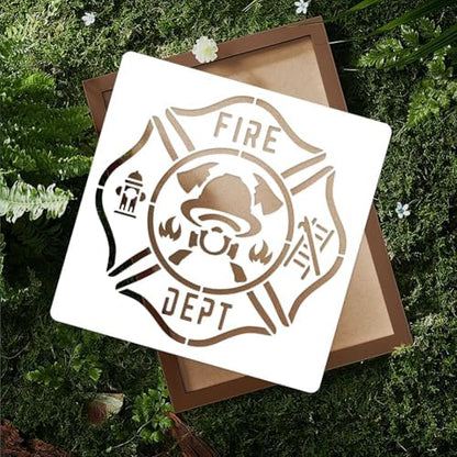 Maltese Cross Fire DIY Painting Stencils for Wall Home Decor - Image 4