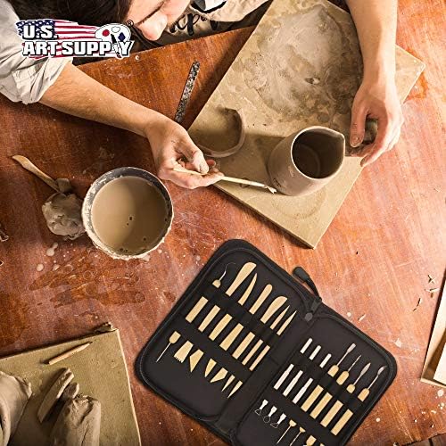 U.S. Art Supply Pottery & Clay Tools Set (14-Piece) - Image 6