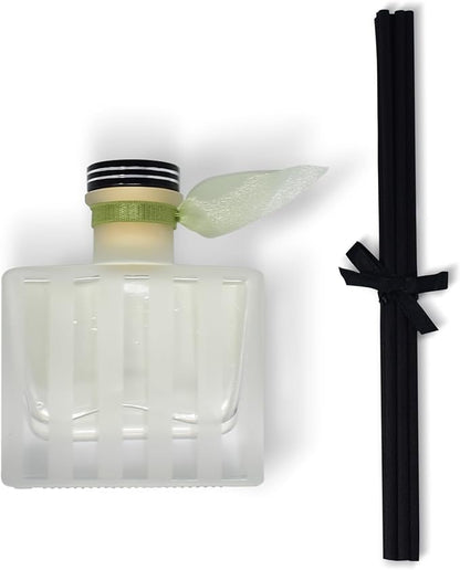 LOVSPA Reed Diffuser Set, Unwind Eucalyptus & Mint Scented Oil Diffuser with Sticks, Home Fragrance Accessories for Bathroom Shelf Decor, Aroma Diffusers for Home or Office Desk, USA Made