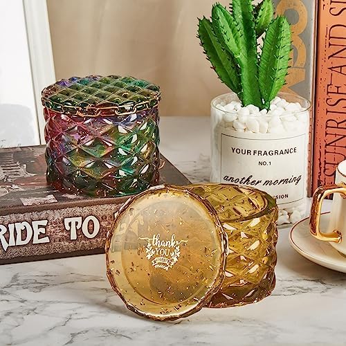 ISSEVE Jar Resin Molds, Large Diamond Jar Silicone Molds with 2Pcs Lid - Image 6