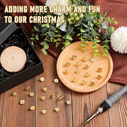 Mixweer 56 Pcs Wood Burning Letters and Numbers Wood Burning Tools with Letter Stamps and Number Tips Symbols for Wooden Burner Craft DIY Embossing Carving - Image 6