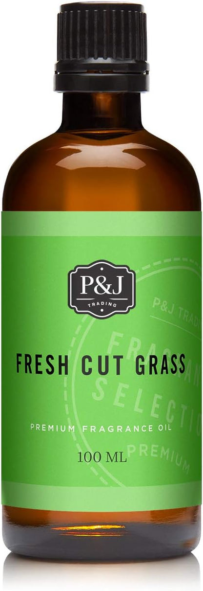P&J Trading - Fresh Cut Grass Scented Oil 100ml - Fragrance Oil for Candle Making, Soap Making, Diffuser Oil