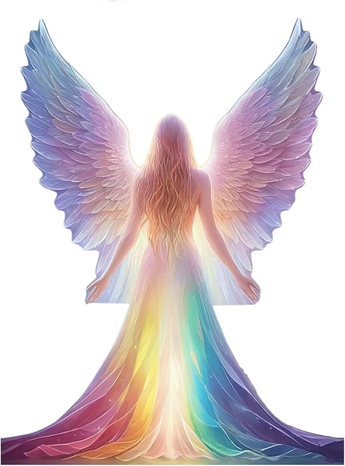 57lilina Stamped Cross Stitch Kits - 11CT Angel Easy Pre Printed Cross-Stitch Patterns for Adults, Advanced Embroidery Kit for Beginners, 14x18 Inch DIY Crossstitch Crafts for Wall Decor or Mom Gifts