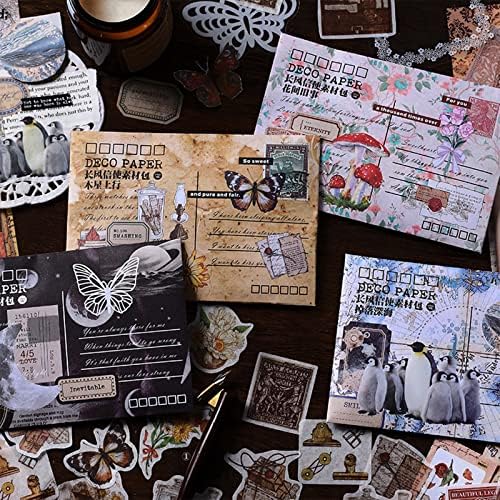 Esweny 100 PCS Vintage Ephemera Pack Journaling Scrapbooking Supplies Scrapbook Sticker Paper Kit for Junk Journal Planners Collage Craft Notebooks Decoupage Album (Flowers) - Image 7