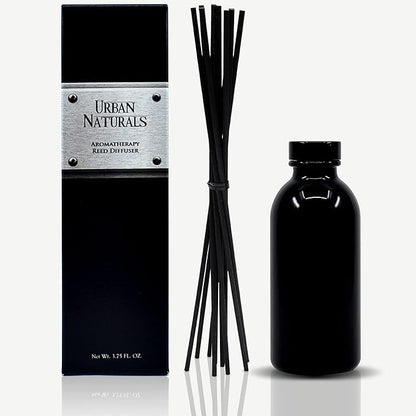 Urban Naturals Eucalyptus Sage Reed Diffuser Oil Gift Set | Eucalyptus, Sage, Mint, Lime & Cedarwood Essential Oils| Soothing & Relaxing Scent for Bathroom or Bedroom Made in The USA