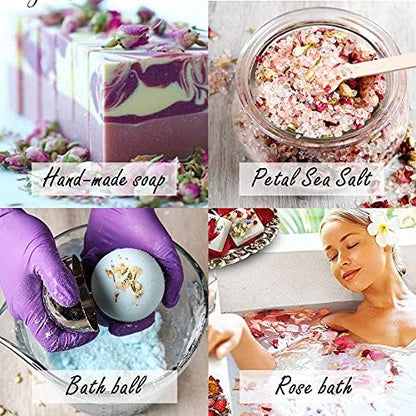 LAVEVE Dried Flowers, 40 Bags 100% Natural Dry Flower Herbs Kit for Crafts - Image 3
