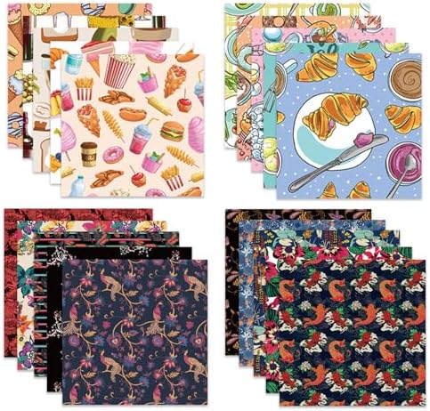 Origami Paper Kit 100 Sheets, 6x6 Inch Double Sided 40 Vivid Colored Paper - Image 2