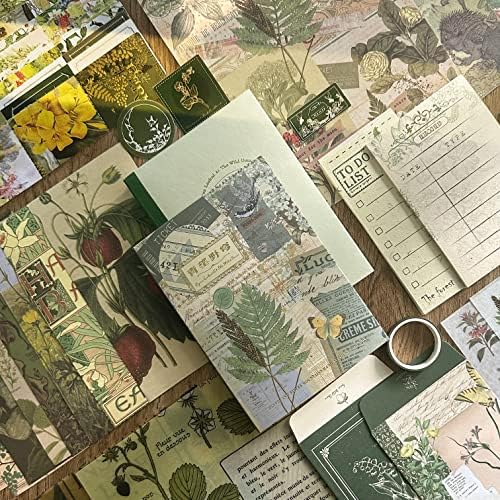 Scrapbooking Supplies Kit, A6 Grid Notebook, Vintage Junk Journaling Kit - Image 3