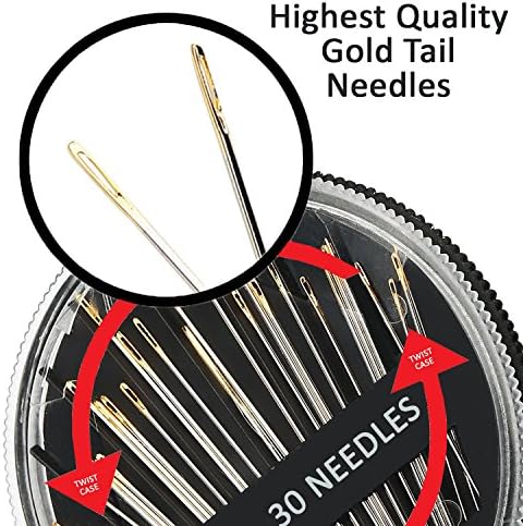 CraftLab Sewing Kits Best Mini Travel Sewing Kit - Portable Emergency Set with Needles, Thread, Scissors + Ebook - Image 4