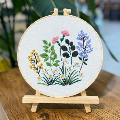 COCOMOX Floral Embroidery Kits for Beginners Adults, Cross Stitch Kits - Image 3