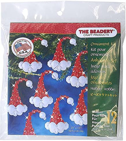 The Beadery - Santa's Hat Ornament Kit - Makes 12-7479 by Unknown