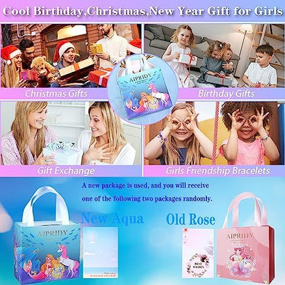 AIPRIDY Charm Bracelet Making Kit,Unicorn Mermaid Crafts Gifts Set Can Inspires Imagination and Creativity,Jewelry Making Kit Perfect Gifts for Girls 5-12 Years Old (84 Pieces) - Image 6