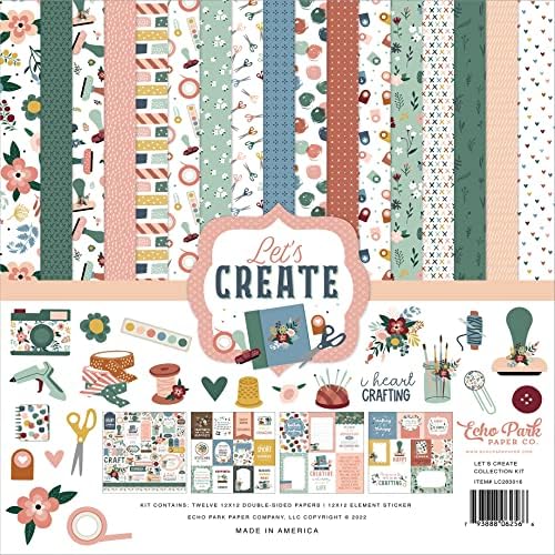 Echo Park Collection Kit 12"X12" - Let's Create by Echo+Park+Paper