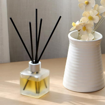 Aeeteek Reed Diffuser, Citrus & Orange Scented Oils Home Fragrance, 3.4fl oz(100ml) Long Lasting Fruity Air Freshener, Essential Oil for Bathroom Guest Room Decor (2 Pack)
