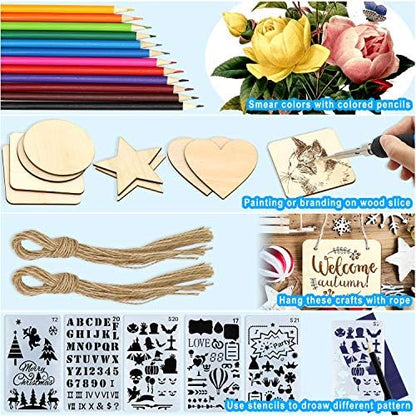Wood Burning Kit 95pcs, West Bay Soldering Pen with Adjustable On-Off Switch Control Temperature Wood Burning Tool for Embossing, Carving, Soldering Tips, Carrying Box - Image 6