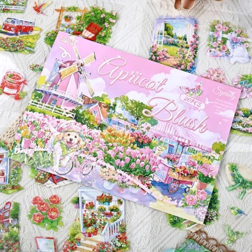 Spring Garden PET Sticker Book, Diecut Stickers for Journaling - Image 6