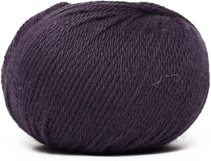 100% Baby Alpaca Yarn Wool Set of 3 Skeins (150 Grams) DK Weight - Made in Peru - Heavenly Soft and Perfect for Knitting and Crocheting (Purple, DK)