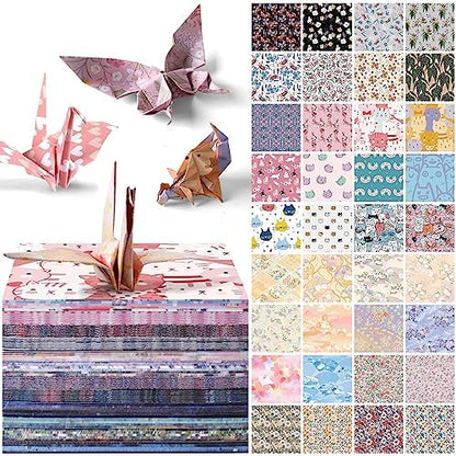 Origami Paper 6x6" Double Sided 12Pack/Set 10Colors Origami Kit,Craft Paper by Mifuner