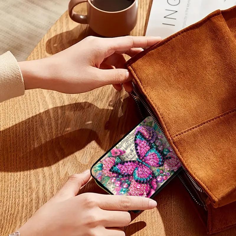 DDGYP 2PCS DIY Diamond Painting Wallet Making Kit,3.14 * 4.33 * 0.98in - Image 6