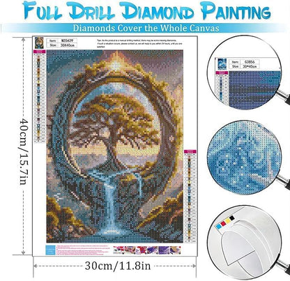 Xylogist Tree of Life Diamond Art Kits for Adults 12X16Inch - Image 5