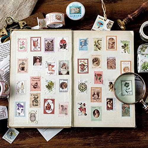 BLEDS 400PCS Vintage Journaling Supplies Scrapbook Paper Stamp Stickers - Image 4