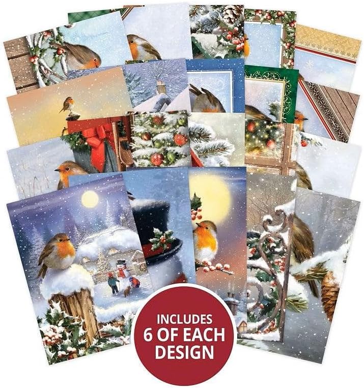 Hunkydory Crafts The Little Book of Winter Robins LBK321 - Image 2