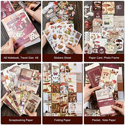 Scrapbook Supplies Kit, Vintage Junk journaling Supplies, Scrapbooking Kit - Image 2