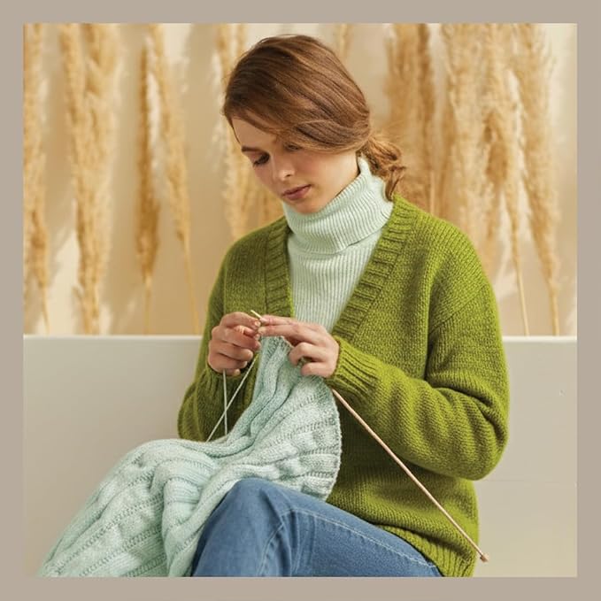 KnitPro Symfonie Hand Dyed Yarn | Extra Fine Merino Wool & Polyamide Blend for Knitting & Crocheting, Fingering Weight, Oeko-TEX Certified 400m, 100g Skein | Terra Variegated Macha